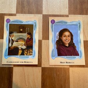 American Girl Rebecca Trading Cards #1 & #15